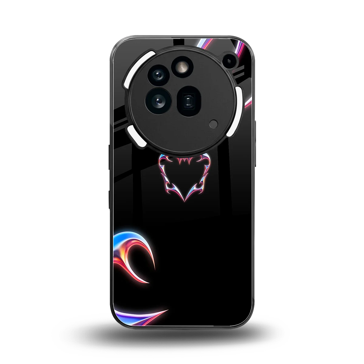 Prism Heart back phone cover | glass case for nothing phone 3a pro