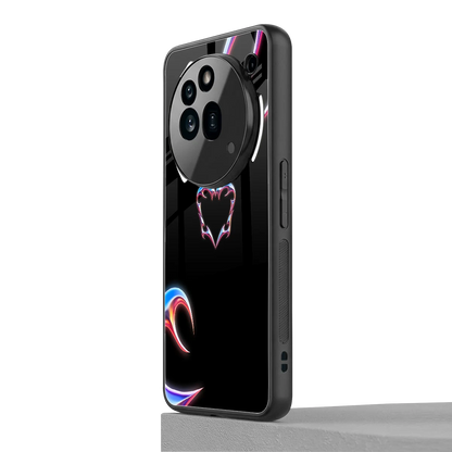 Prism Heart nothing phone 3a pro mobile cover | shockproof glass phone case