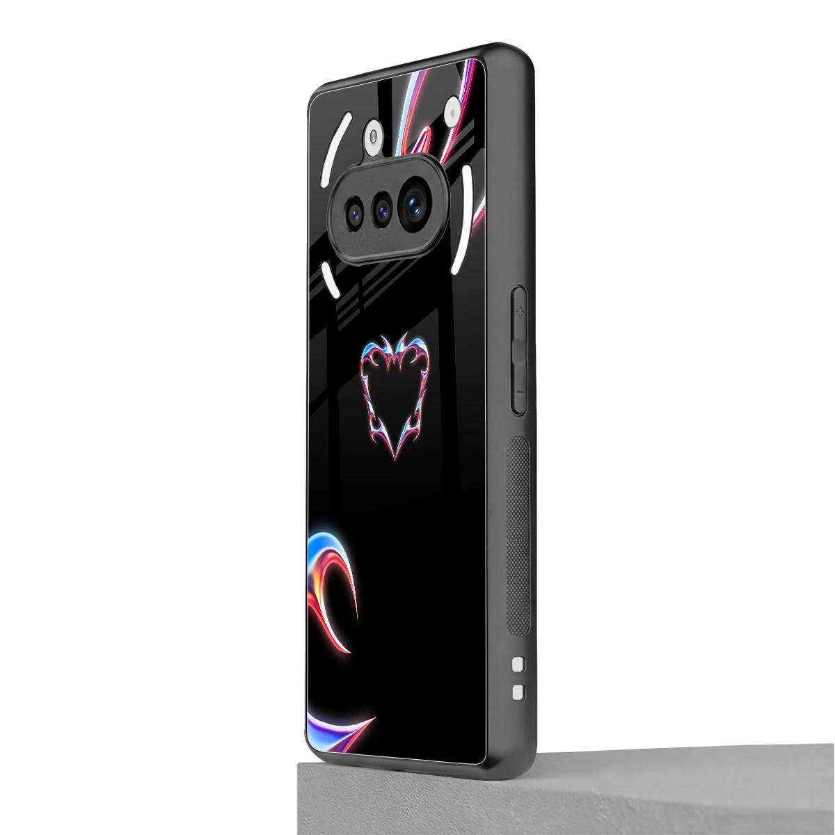 Prism Heart nothing phone 3a mobile cover | shockproof glass phone case