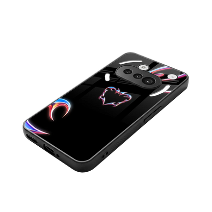 Prism Heart stylish phone case for nothing phone 3a | glossy glass and slim fit