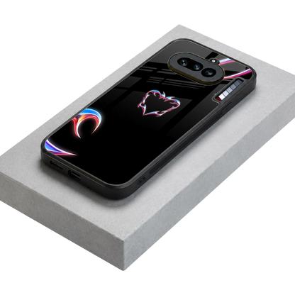 Prism Heart stylish phone case for nothing phone 4a | glossy glass and slim fit