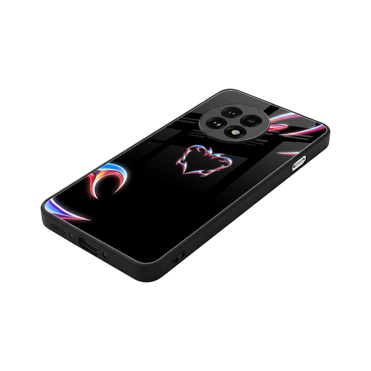 Prism Heart stylish phone case for oneplus 13r | glossy glass and slim fit