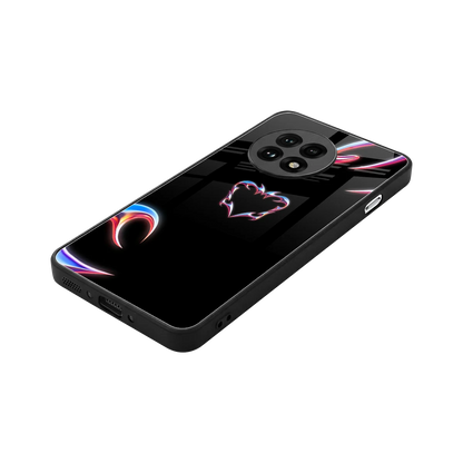 Prism Heart stylish phone case for oneplus 13r | glossy glass and slim fit