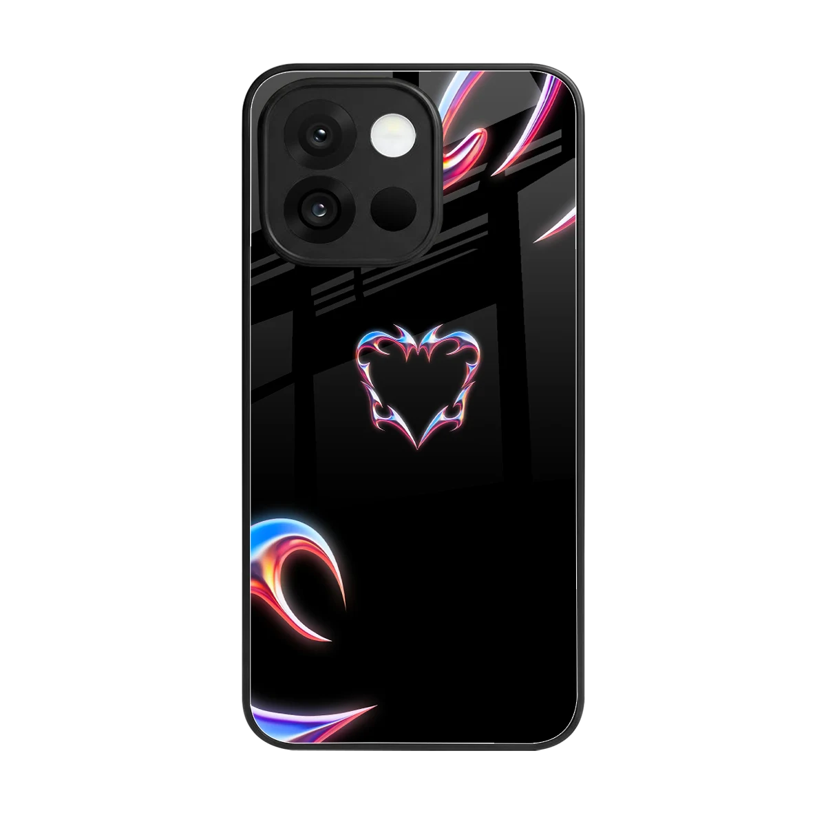 Prism Heart back phone cover | glass case for oneplus 13s