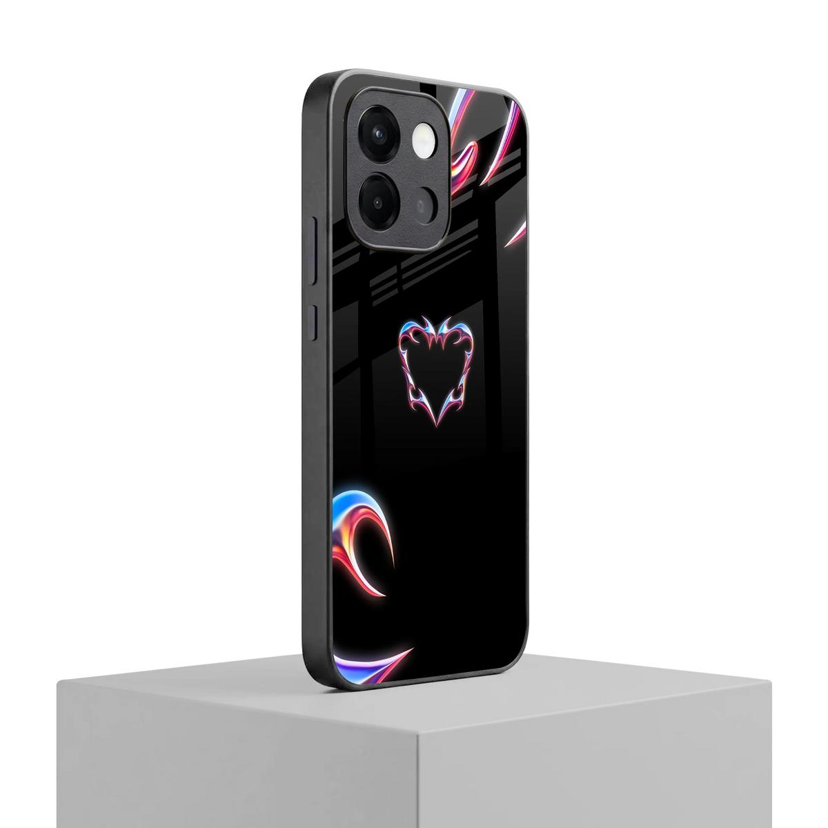 Prism Heart oneplus 13s mobile cover | shockproof glass phone case