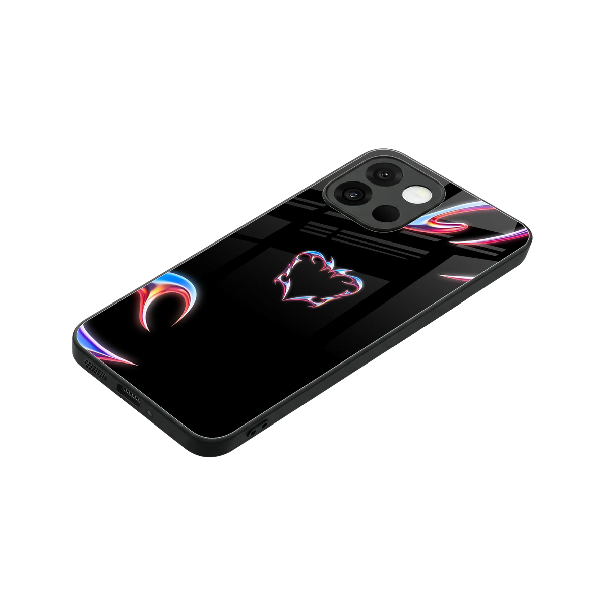 Prism Heart stylish phone case for oneplus 13s | glossy glass and slim fit