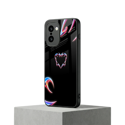 Prism Heart oneplus 15r mobile cover | shockproof glass phone case