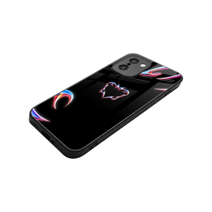Prism Heart stylish phone case for oneplus 15r | glossy glass and slim fit