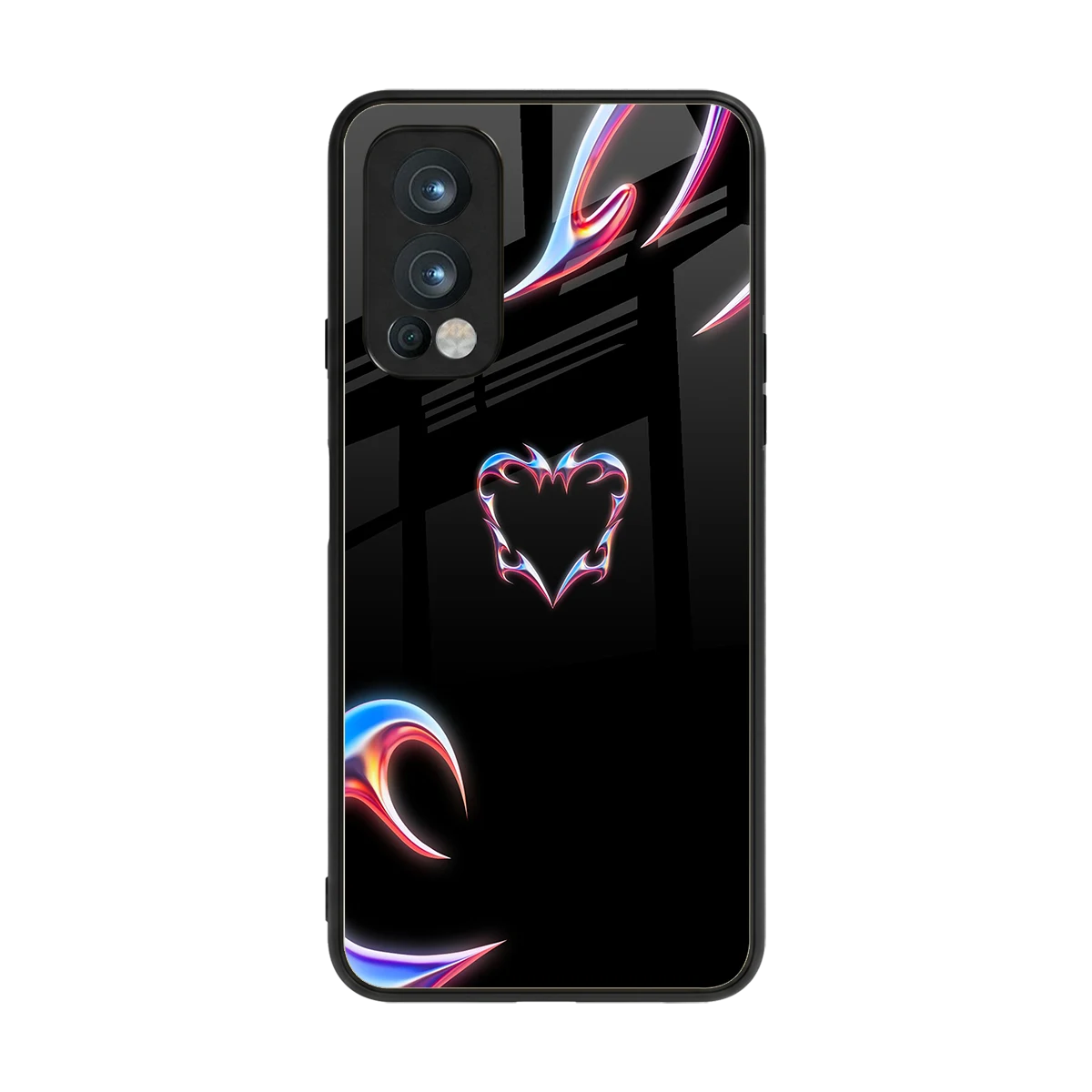 Prism Heart back phone cover | glass case for oneplus nord 2