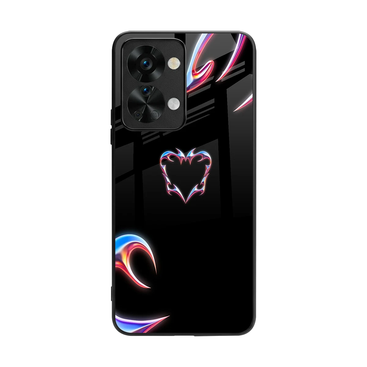 Prism Heart back phone cover | glass case for oneplus nord 2t