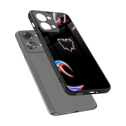 Prism Heart sleek oneplus nord 2t cover with tempered glass back and TPU edges