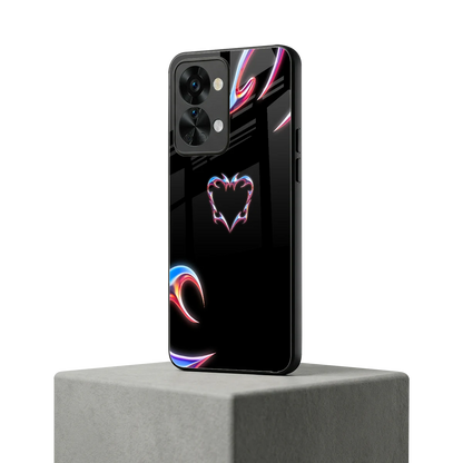 Prism Heart oneplus nord 2t mobile cover | shockproof glass phone case