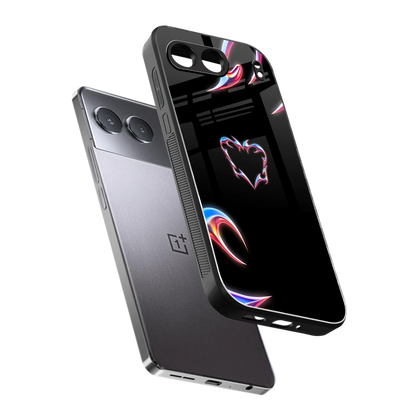 Prism Heart sleek oneplus nord 4 cover with tempered glass back and TPU edges