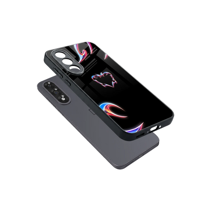 Prism Heart sleek oneplus nord 5 cover with tempered glass back and TPU edges