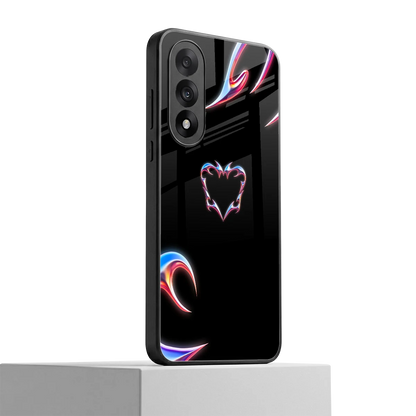 Prism Heart oneplus nord 5 mobile cover | shockproof glass phone case