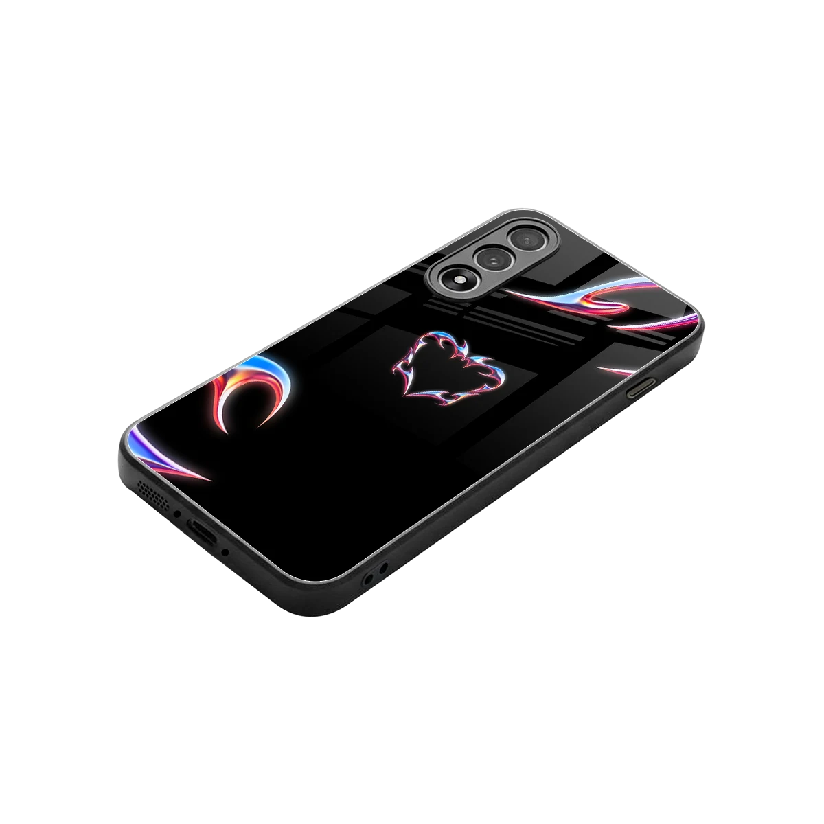 Prism Heart stylish phone case for oneplus nord 5 | glossy glass and slim fit