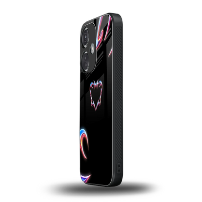 Prism Heart oneplus nord ce 3 mobile cover | shockproof glass phone case