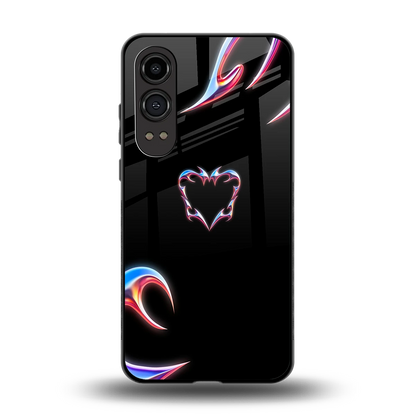 Prism Heart back phone cover | glass case for oneplus nord ce 4 lite