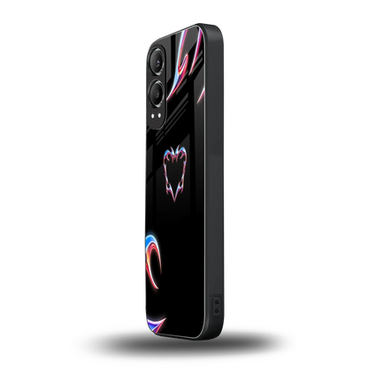 Prism Heart oneplus nord ce 4 lite mobile cover | shockproof glass phone case