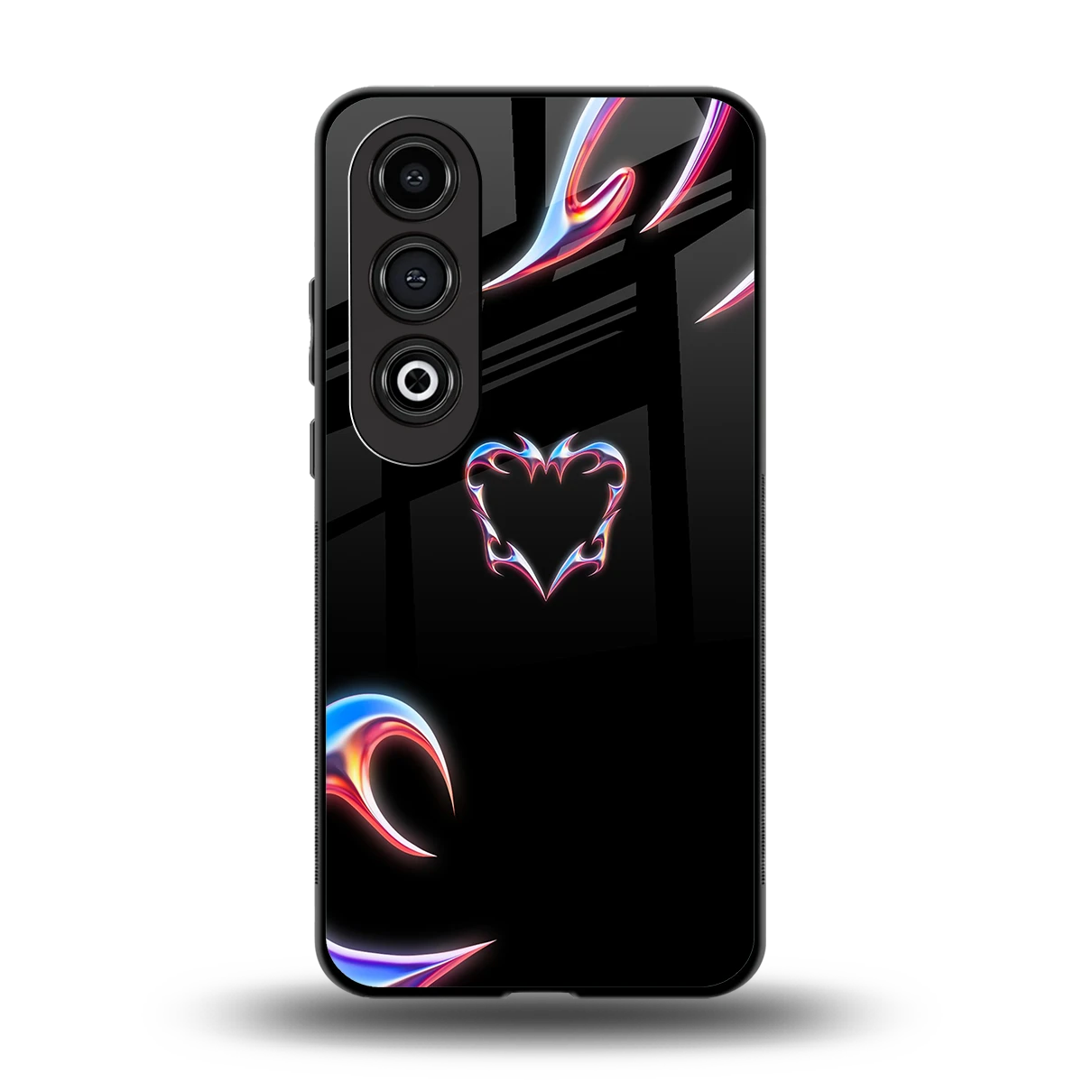Prism Heart back phone cover | glass case for oneplus nord ce 4