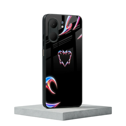 Prism Heart oppo a5x 5g mobile cover | shockproof glass phone case