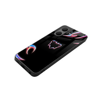 Prism Heart stylish phone case for oppo a5x 5g | glossy glass and slim fit