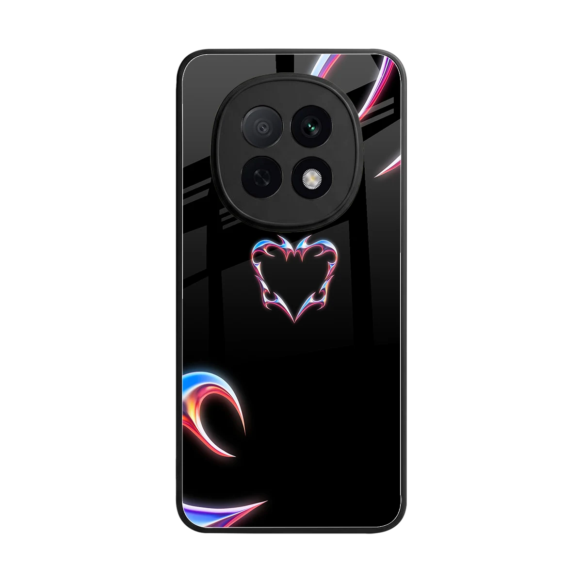 Prism Heart back phone cover | glass case for oppo f29 pro 5g