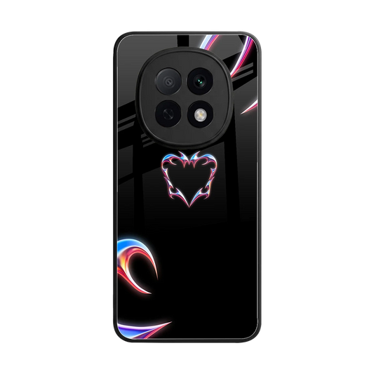 Prism Heart back phone cover | glass case for oppo f29 pro 5g