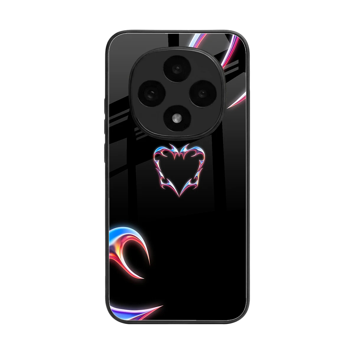 Prism Heart back phone cover | glass case for oppo f31 pro 5g