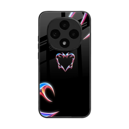 Prism Heart back phone cover | glass case for oppo f31 pro 5g