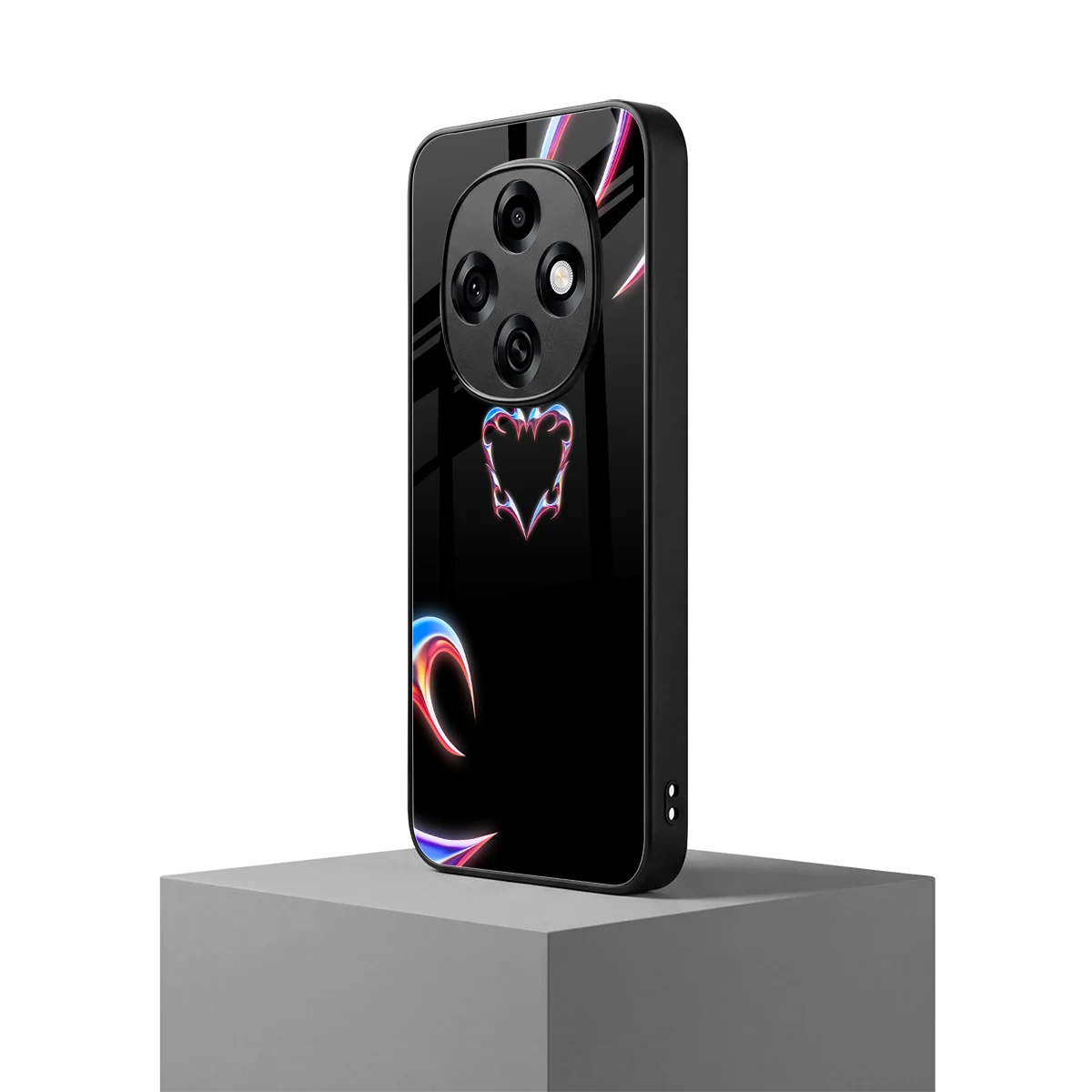 Prism Heart oppo f31 pro 5g mobile cover | shockproof glass phone case