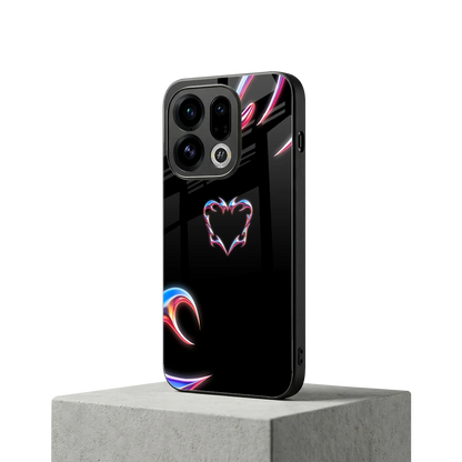 Prism Heart oppo find x9 mobile cover | shockproof glass phone case