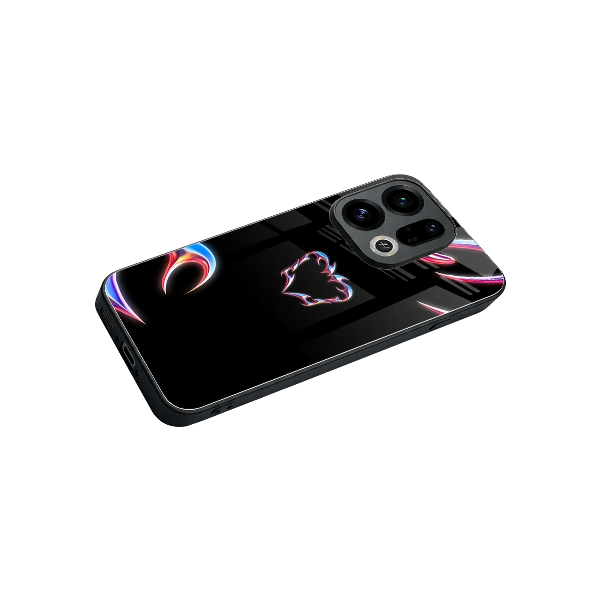 Prism Heart stylish phone case for oppo find x9 | glossy glass and slim fit