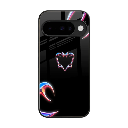 Prism Heart back phone cover | glass case for google pixel 10