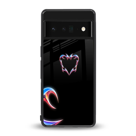 Prism Heart back phone cover | glass case for google pixel 6 pro