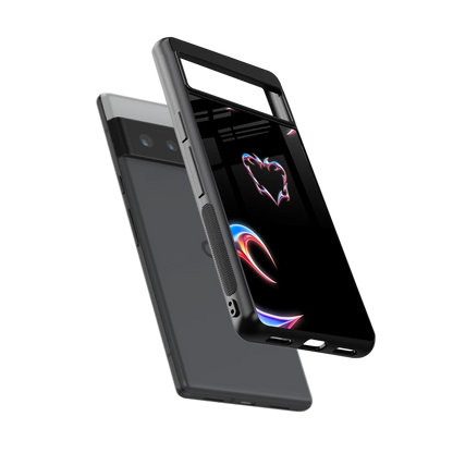Prism Heart sleek google pixel 6 pro cover with tempered glass back and TPU edges