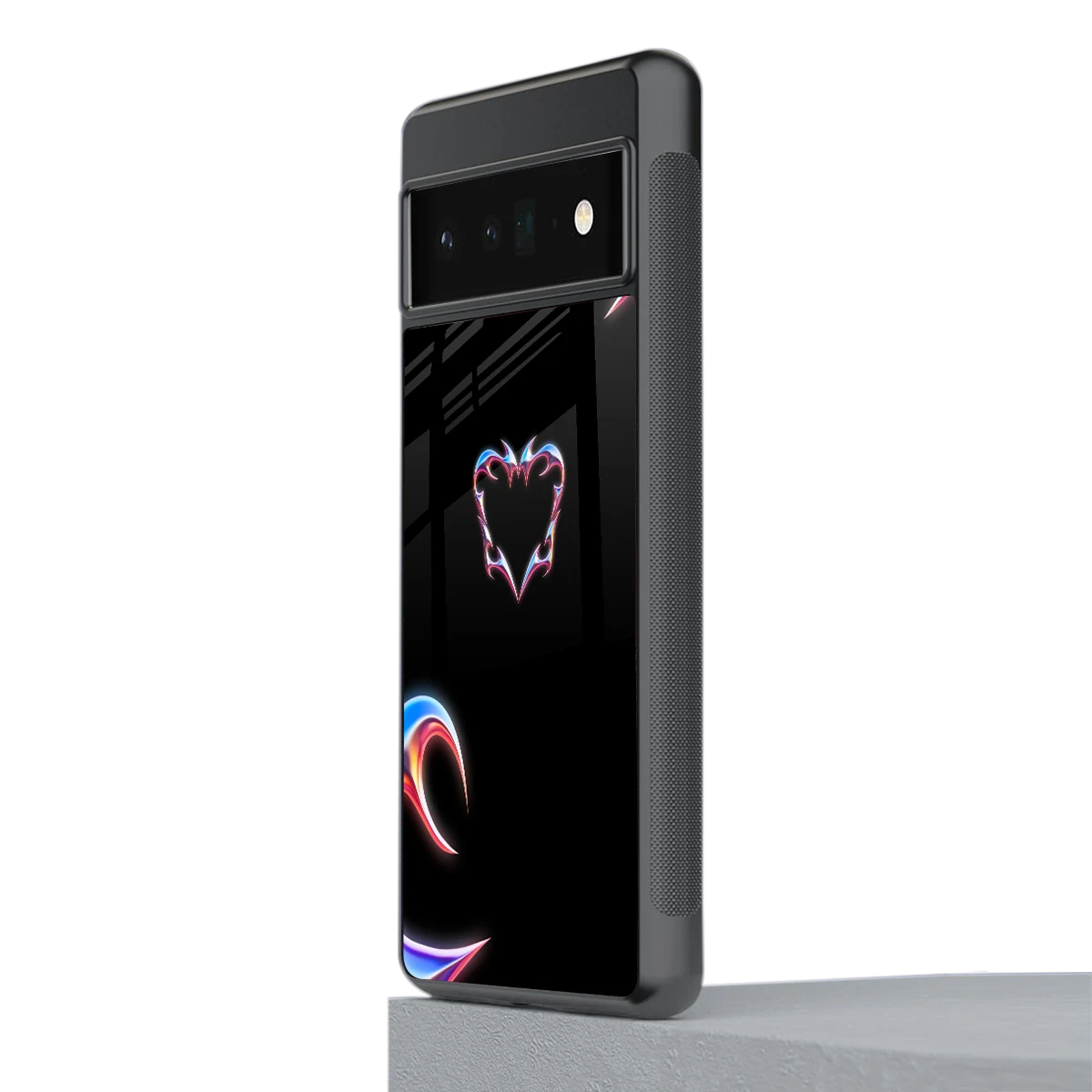 Prism Heart stylish phone case for google pixel 6 pro | glossy glass and slim fit