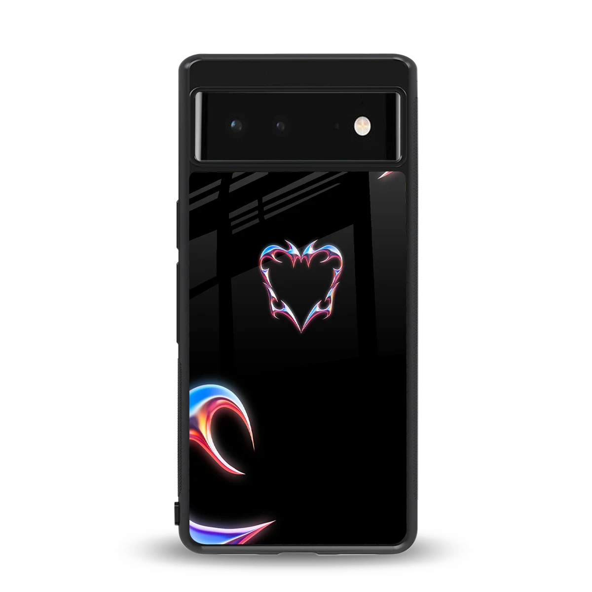 Prism Heart back phone cover | glass case for google pixel 6a