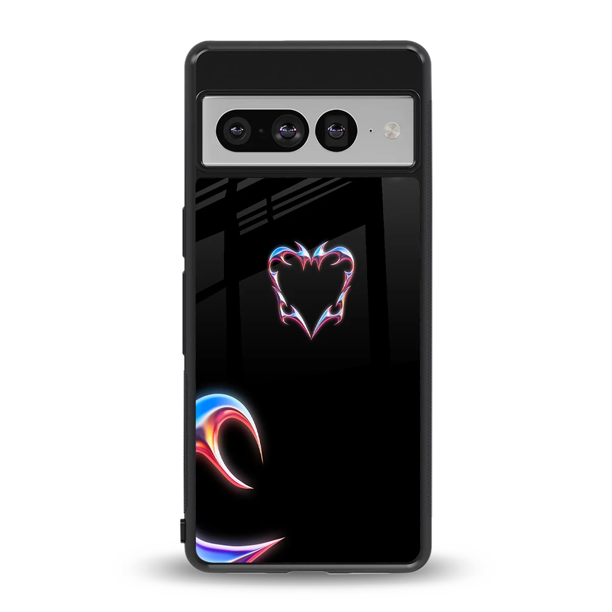 Prism Heart back phone cover | glass case for google pixel 7 pro