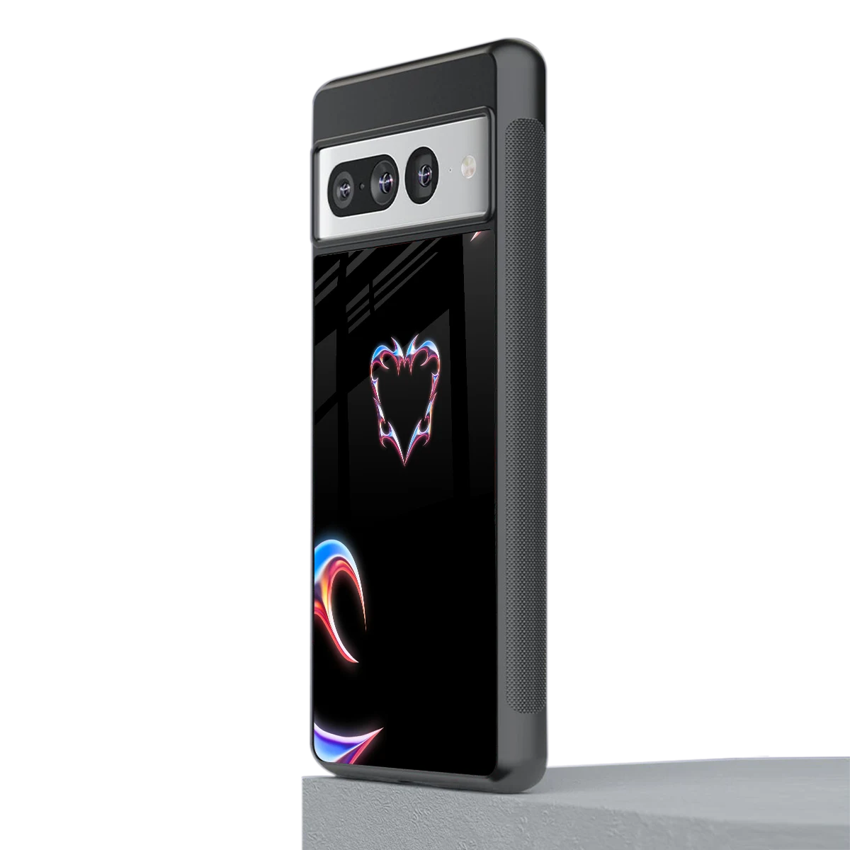 Prism Heart stylish phone case for google pixel 7 pro | glossy glass and slim fit