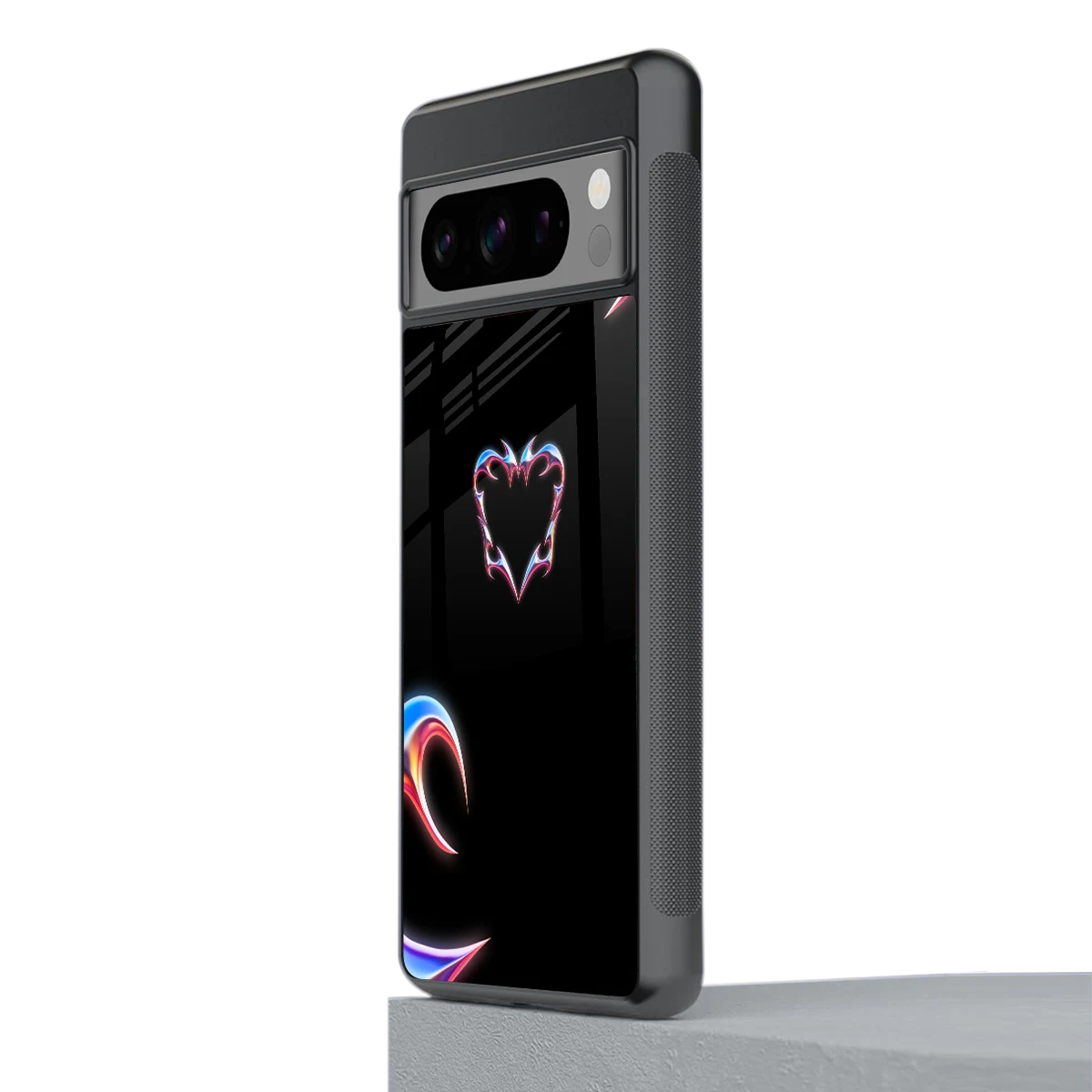 Prism Heart stylish phone case for google pixel 8 pro | glossy glass and slim fit