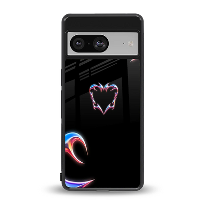 Prism Heart back phone cover | glass case for google pixel 8