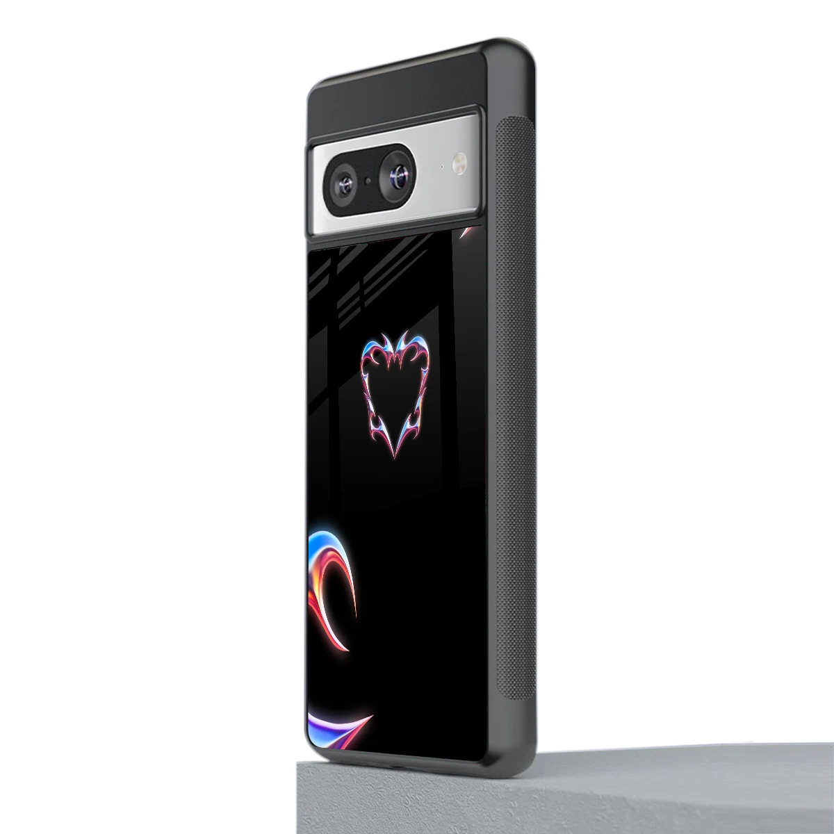 Prism Heart stylish phone case for google pixel 8 | glossy glass and slim fit