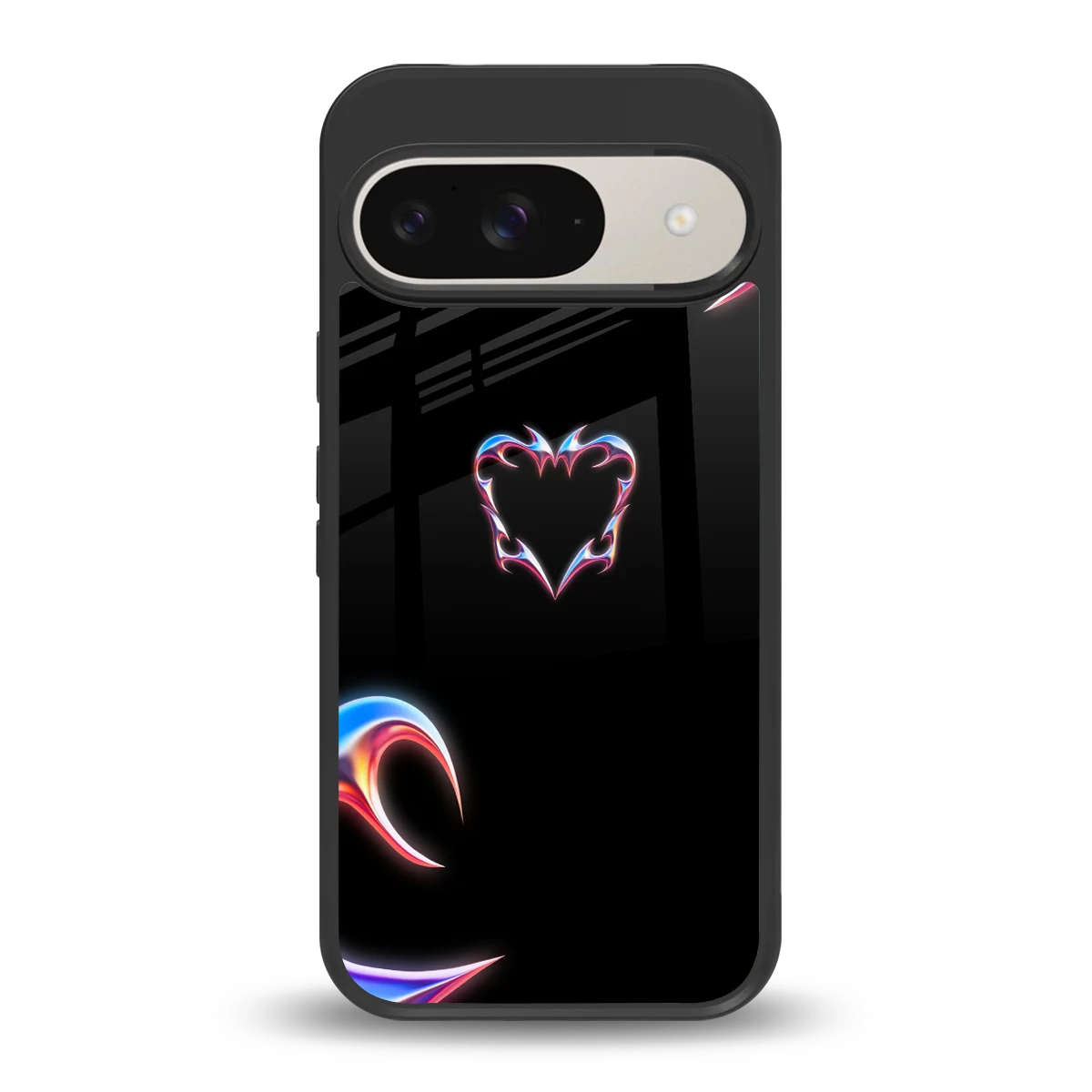 Prism Heart back phone cover | glass case for google pixel 9