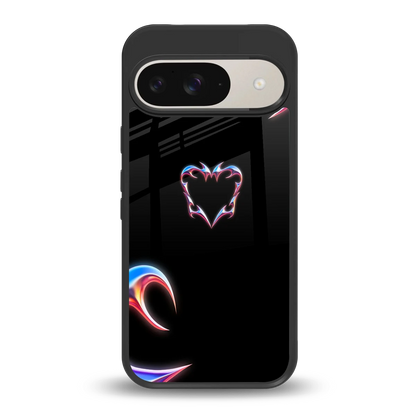 Prism Heart back phone cover | glass case for google pixel 9