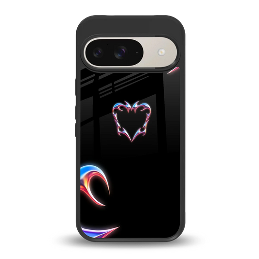 Prism Heart back phone cover | glass case for google pixel 9