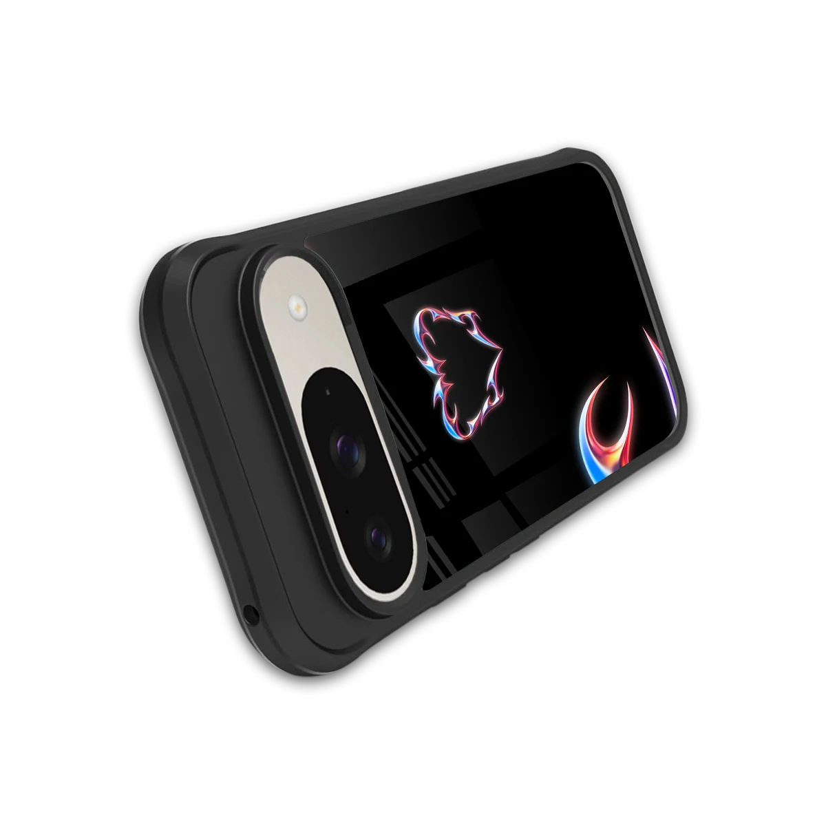 Prism Heart stylish phone case for google pixel 9 | glossy glass and slim fit