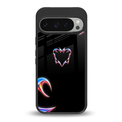 Prism Heart back phone cover | glass case for google pixel 9 pro