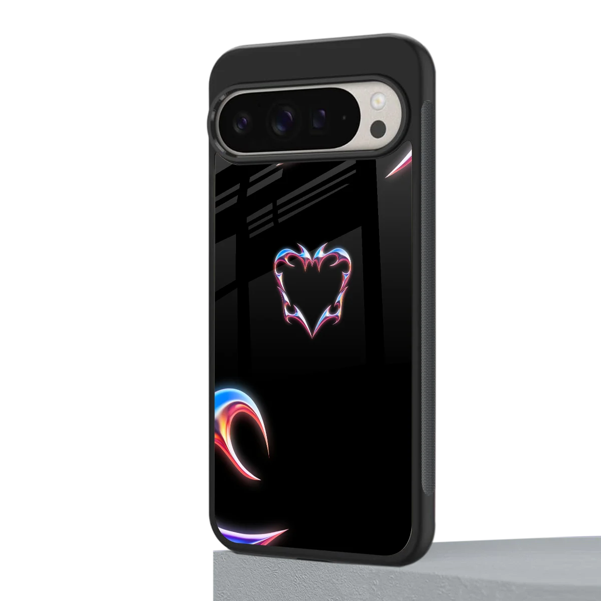 Prism Heart google pixel 9 pro mobile cover | shockproof glass phone case