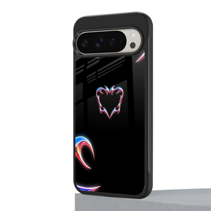 Prism Heart google pixel 9 pro mobile cover | shockproof glass phone case